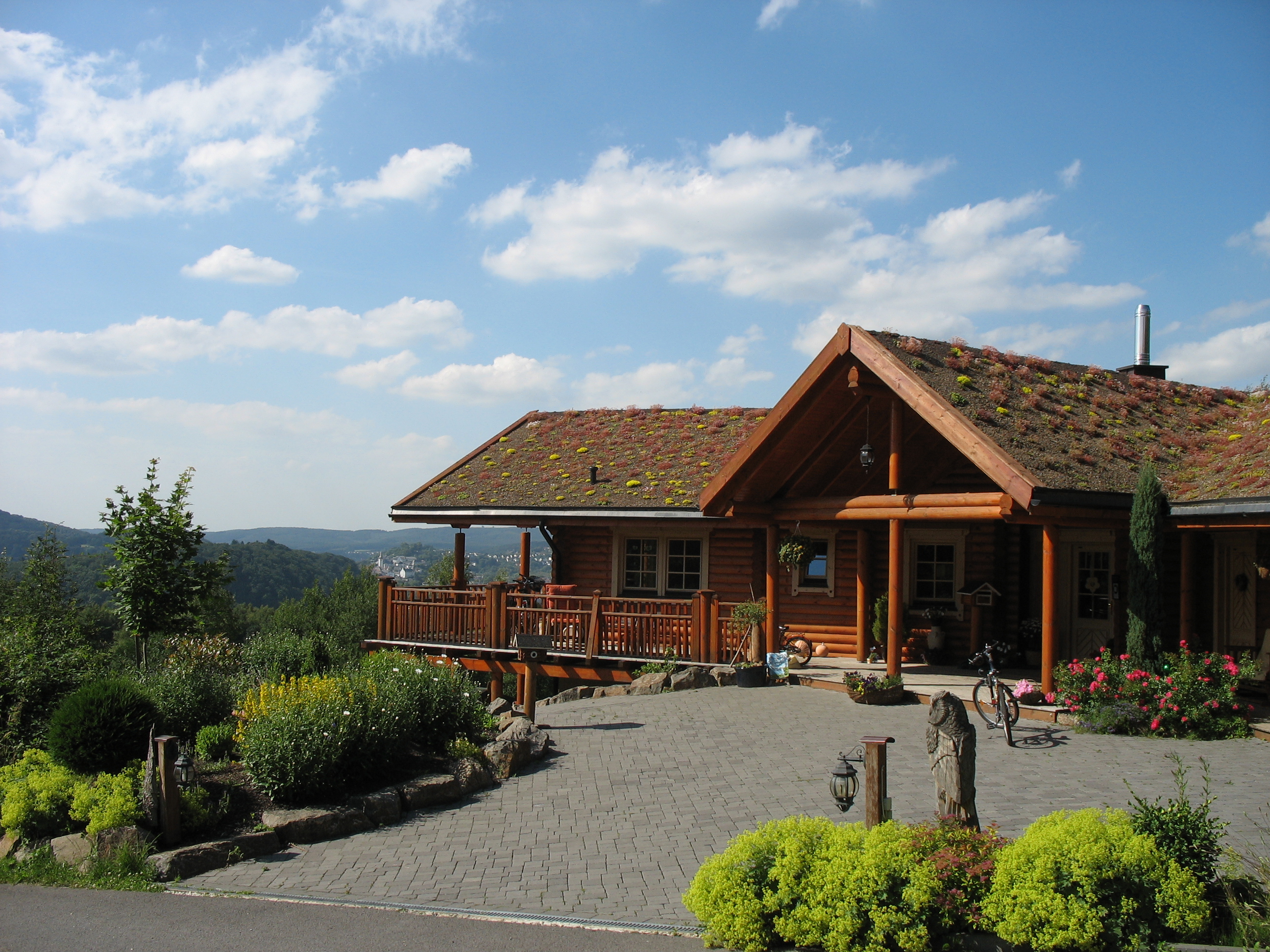 Die Rezeption der Country-Lodge mit Blick auf Arnsberg Die Rezeption der Country-Lodge mit Blick auf Arnsberg